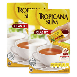 Tropicana Slim Sweetener Classic 100 sachet x 2 pcs