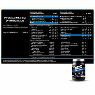 L-Men Gain Mass Chocolate 800g - 22g Whey Protein - 10 Serving - Dilengkapi BCAA & L-Carnitine