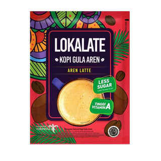 Lokalate Kopi Aren 10 sachet - Tinggi Vitamin A & Rendah Gula