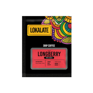 Lokalate Drip Coffee Longberry 1 Sachet – 100% Arabica with Natural Process
