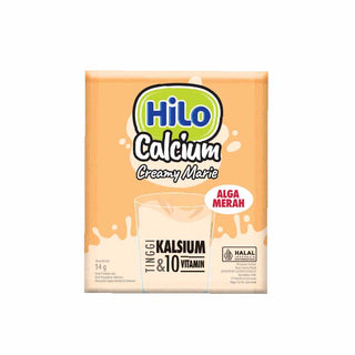 HiLo Creamy Marie Hi Calcium 10 Sch - Minuman Rasa Biskuit Marie Tinggi Kalsium