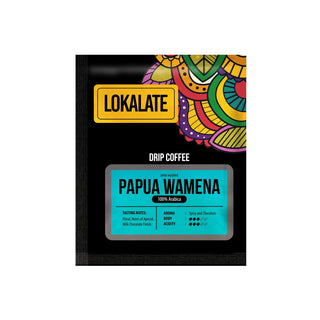 Lokalate Drip Coffee Papua Wamena 1 Sachet – 100% Arabica with Semi Washed Process