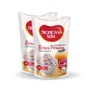 Twin Pack - Tropicana Slim Beras Porang Instant Golden Ube Supermix 1000 g (2 Pcs) – Konjac Rice Shirataki
