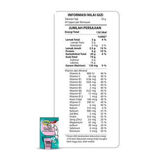 HiLo Teen Strawberry Milkshake 24 Sachet - No 1 Susu Remaja Tumbuh Tinggi