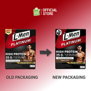 L-Men Platinum Refill Choco Latte 800g -6 DUS