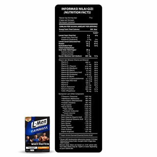 L-Men Gain Mass Banana 225g - 22g Whey Protein