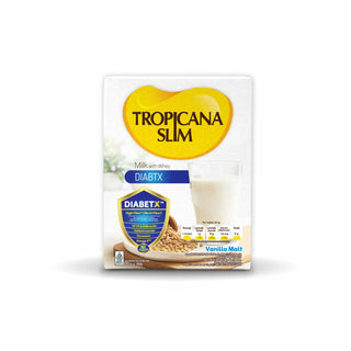 Susu Tropicana Slim DIABTX Vanilla Malt 900 g DIABETX TM - Bantu kontrol gula darah diabetesi