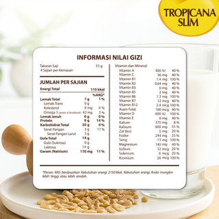 Twin Pack - Susu Tropicana Slim DIABTX Vanilla Malt 900 g DIABETX TM (2 Pcs) - Bantu kontrol gula darah diabetesi