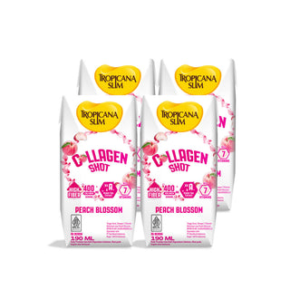 Tropicana Slim Collagen Shot Peach Blossom 190ml x 4 pcs