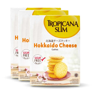 Tropicana Slim Hokkaido Cheese Cookies 100gr x 3 pcs