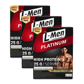 L-Men Platinum Refill Choco Latte 800 gr x 3 pcs