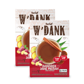 Twin Pack - W’Dank Bandrek 4 Sachet - Minuman Bubuk Rempah Asli Indonesia