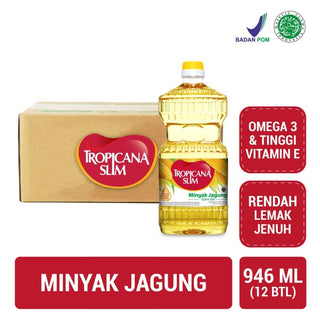 Tropicana Slim Minyak Jagung 946ml (1 Carton / 12 Botol)