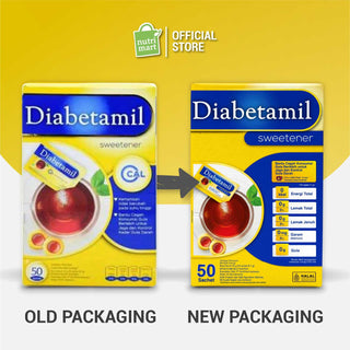 Diabetamil Sweetener 50 sch - Pemanis untuk Bantu Batasi Gula