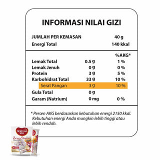 Tropicana Slim Beras Porang Instan Golden Ube 7 Sachet - 12 DUS
