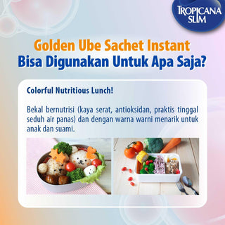 Tropicana Slim Beras Porang Golden Ube 1000g (12kg) + Cast iron Skillet