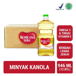 Tropicana Slim Minyak Kanola 946ml -12 BOTOL