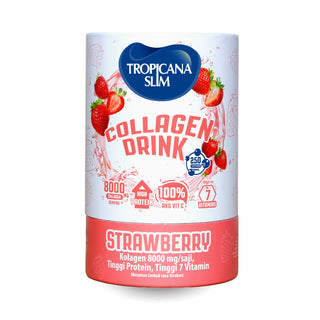 Tropicana Slim Collagen Drink Strawberry 200 gram -12 KELLER