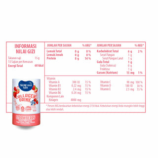 Tropicana Slim Collagen Drink Srawberry 200g