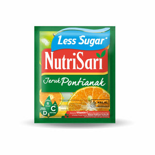 NutriSari Less Sugar Jeruk Pontianak 40 sachet - Jeruk Pontianak Lebih Rendah Gula