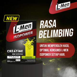 GIFT - L-Men Isopower Stargizing 30 Sachet with Creatine & Vitamin B