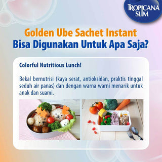 Tropicana Slim Beras Porang Instant Golden Ube Supermix 7 sch – Konjac Rice Shirataki