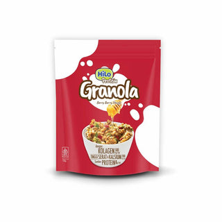 GIFT - HiLo Protein Granola Bites dengan Kolagen 150g rasa Berry Berry Honey
