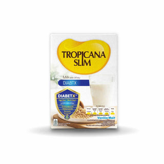 GIFT - Tropicana Slim Diabtx Milk Vanilla Malt 150 g - Susu untuk kontrol kadar gula darah diabetesi