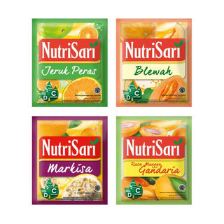 NutriSari 4 Rasa Local Package 40 sachet - Minuman Buah Vitamin C dan Vitamin D