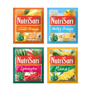NutriSari 4 Rasa Summer Package 40 sachet - Minuman Buah Vitamin C dan Vitamin D