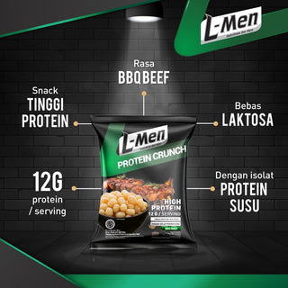 GIFT - L-Men Protein Crunch 20g (12g protein) - Camilan Tinggi Protein Bebas Laktosa