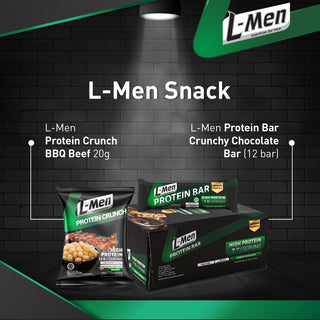 GIFT - L-Men Protein Crunch 20g (12g protein) - Camilan Tinggi Protein Bebas Laktosa