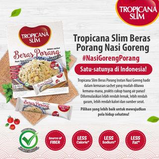 Tropicana Slim Beras Porang Instan Nasi Goreng  7 sch - Konjac Rice