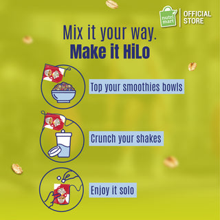 Twin Pack - HiLo Protein Granola Bites dengan Kolagen 150g rasa Berry Berry Honey (2 Pcs)