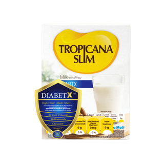 Tropicana Slim Diabtx Milk Vanilla Malt 900g - 6 DUS