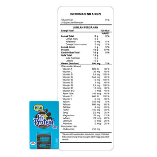 Twin Pack - HiLo Platinum Swiss Chocolate 24 Sch (2 Pcs) - Susu Dewasa Anti Pegal Lebih Tinggi Kalsium Protein Paling Lengkap