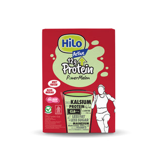 HiLo Active Power Melon 7 Sch - Susu Dewasa Tinggi Protein dengan CLA L-Carnitine Untuk Strong & Lean