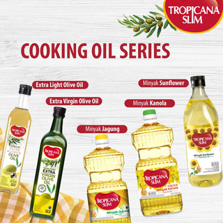 Tropicana Slim Extra Light Olive Oil 500 ml - Minyak Goreng Extra Light Olive Oil  Lebih Sehat &amp; Rendah Lemak Jenuh, Baik untuk Jantung