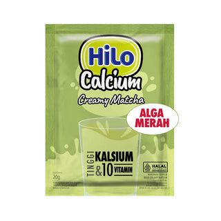 HiLo Creamy Matcha Hi Calcium 10 Sachet - Minuman Rasa Matcha Tinggi Kalsium
