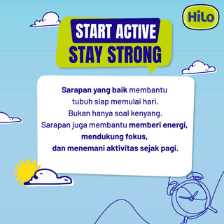 HiLo Protein AM Daybreak Vanilla Cereal 8 sch - Susu Protein Sereal Pengganti Sarapan