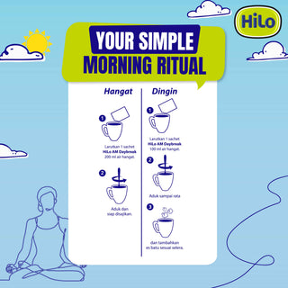 HiLo Protein AM Daybreak Vanilla Cereal 8 sch - Susu Protein Sereal Pengganti Sarapan