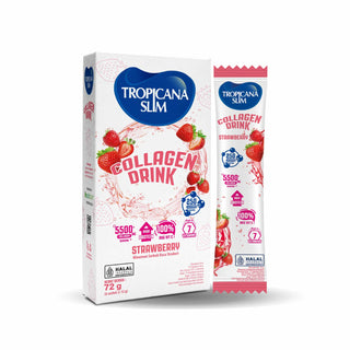 Tropicana Slim Collagen Drink Strawberry 6 Sachet - 12 DUS