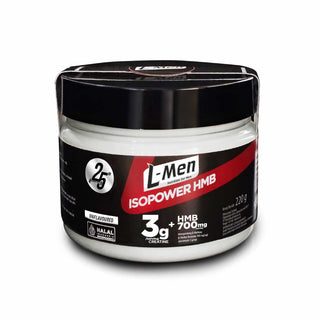 L-Men Isopower Creatine Unflavoured + HMB 220 g (44 serving) - 3g Micronised Creatine Monohydrate + 700mg HMB