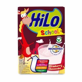 HiLo School Strawberry Cheesecake 500 gram -12 DUS