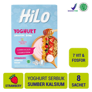 HiLo Yoghurt Smoothie Bowl Strawberry (8 sch) -6 SHOWBOX