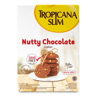 Tropicana Slim Nutty Chocolate Cookies 200gr -12 DUS