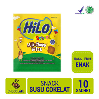 HiLo School Milk Choco Bites 10 Sachet -8 RCG