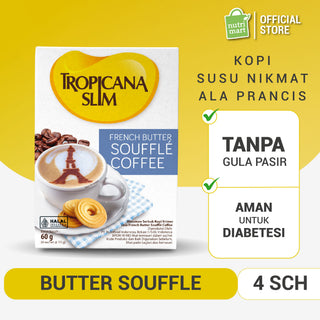 Tropicana Slim French Butter Souffle Coffee 10 Sachet -24 DUS
