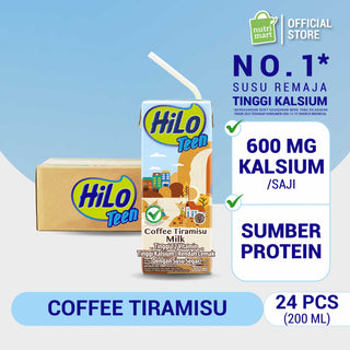 HiLo Teen RTD Coffee Tiramisu 200ml -24 PAK