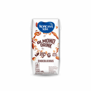 Tropicana Slim RTD Almond Drink Chocolicious 190 ml x 24 PAK